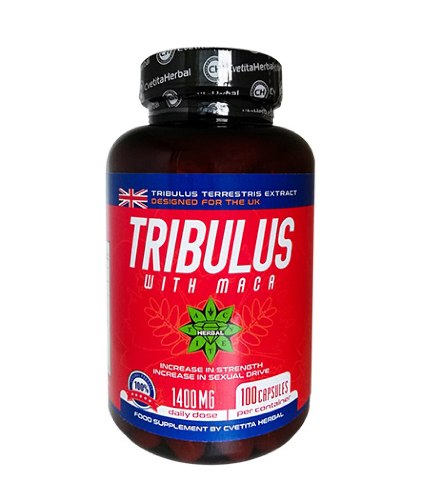 CVETITA HERBAL Tribulus with Maca / 100 caps.